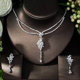 HIBRIDE African 2pcs Bridal Jewelry New Fashion Dubai Jewelry Set