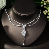 HIBRIDE African 2pcs Bridal Jewelry New Fashion Dubai Jewelry Set