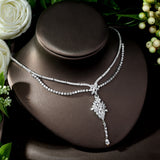 HIBRIDE African 2pcs Bridal Jewelry New Fashion Dubai Jewelry Set