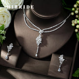 HIBRIDE African 2pcs Bridal Jewelry New Fashion Dubai Jewelry Set