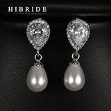 HIBRIDE Pearl Drop Earring E-58