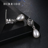 HIBRIDE Pearl Drop Earring E-58