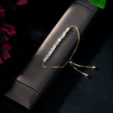 HIBRIDE Luxurious zircon clear crystal fashion style bangle