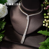 HIBRIDE Cubic Zircon Pendant Necklace