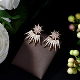 HIBRIDE Cubic Zirconia Stud Earrings Bijoux Femme E-427