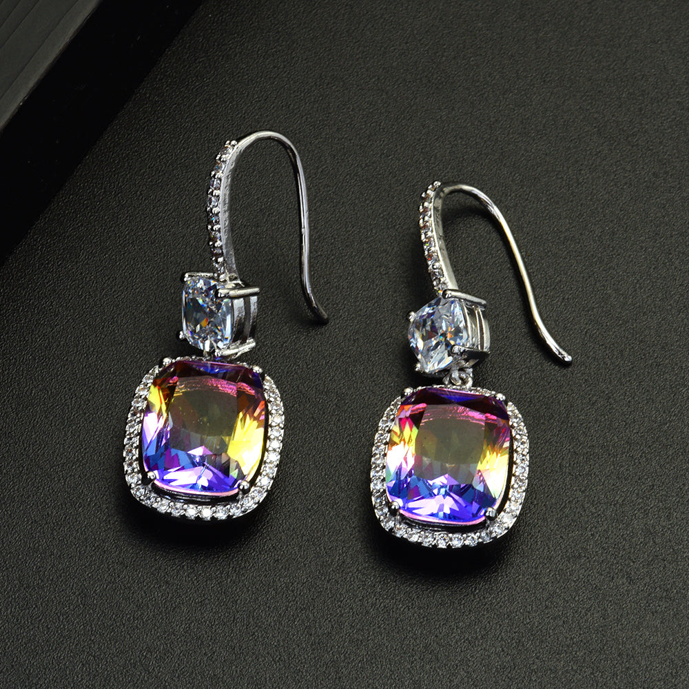 HIBRIDE New Exquisite AAA CZ Drop Earrings E-600