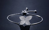 HIBRIDE Butterfly Shape Bracelets&Bangle With Adjustable Link Chain B-137