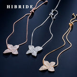 HIBRIDE Butterfly Shape Bracelets&Bangle With Adjustable Link Chain B-137