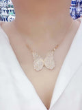 HIBRIDE New Trendy butterfly Shape Pendant Necklace