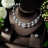 HIBRIDE Shining Pave CZ Dubai Jewelry Sets