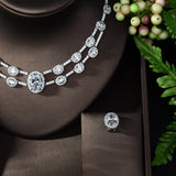 HIBRIDE Shining Pave CZ Dubai Jewelry Sets