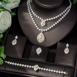 HIBRIDE Trendy Earrings and Necklace Jewelry Set