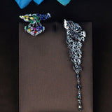 HIBRIDE Two Kind Multicolor High Quality Cubic Zirconia Drop Earring E-801