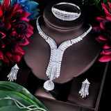 HIBRIDE Unqiue Design Luxury Dubai Bridal Tassel Jewelry Sets