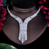 HIBRIDE Unqiue Design Luxury Dubai Bridal Tassel Jewelry Sets