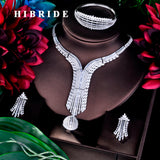 HIBRIDE Unqiue Design Luxury Dubai Bridal Tassel Jewelry Sets