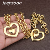 Stainless Steel gold color Necklace Bracelet stud earrings sets SBJFLVDC