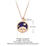 The Little Prince Pendant Necklace 925 Sterling Silver