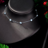 Hibride Elegant Round-shaped Cubic Zirconia Pendant Necklace