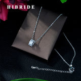Hibride Flower Cluster Clear Crystal Zirconia Gold Color Necklaces Pendants