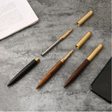 0.5mm Black ink Luxury wood Ballpoint pen