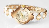 Retro style Fashion Vintage Crystals Rhinestone round Wrist Watch