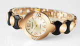 Retro style Fashion Vintage Crystals Rhinestone round Wrist Watch