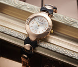 Retro style Fashion Vintage Crystals Rhinestone round Wrist Watch