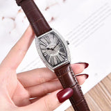 Top Brand Luxury Fully Diamond With Rhinestones Quartz Wrist Watch