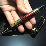 Luxury Metal Sculpture Pattern Roller Pen