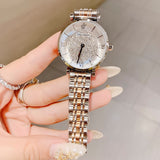 Silver Rose Gold Stainless Steel Quartz Watches Japanese Movement