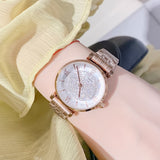 Silver Rose Gold Stainless Steel Quartz Watches Japanese Movement