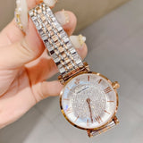 Silver Rose Gold Stainless Steel Quartz Watches Japanese Movement