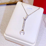 925 silver fashion style versatile necklace