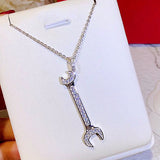 925 silver fashion style versatile necklace