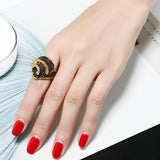 High quality designer micro pave cubic zirconia rings