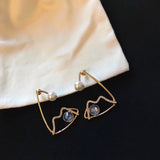 Luxury Tassel Charm Fashion Blue Eyes Earrings