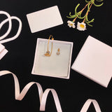 Vintage Fancy Lip Asymmetrical Tassel Earrings