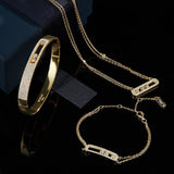 S925  Exquisite removable glossy personality pop style Silver Bracelet