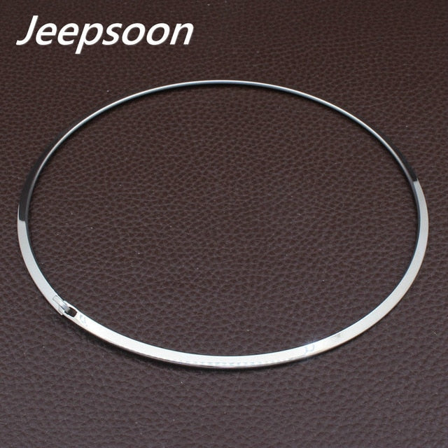 stainless steel jewelry gold  color collar Style Necklaces NFAABOAJ