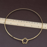 Hot stainless steel jewelry gold  color collar Style Fashion Necklaces