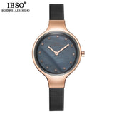 IBSO Crystal Design Quartz Watch Shell Dial