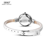 IBSO Genuine Leather Strap Quartz Watch Casual Bracelet Watch