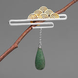 INATURE 925 Sterling Silver Blue Lapis Lazuli Vintage Cloud Water Drop Brooch Pins