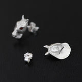 INATURE 925 Sterling Silver Cute Animal Horse Stud Earrings