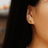 INATURE 925 Sterling Silver Fashion Animal Jewelry Natural Aventurine Cute Drinking Bird Stud Earrings