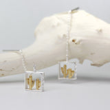 INATURE 925 Sterling Silver Fashion Cactus Long Drop Earrings