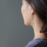 INATURE 925 Sterling Silver Fashion Geometric Wire Round Dangle Earrings