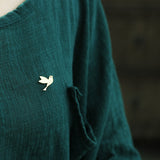 INATURE 925 Sterling Silver Fashion Jewelry Simple Peace Dove Brooch Pin