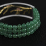 INATURE 925 Sterling Silver Green Aventurine Beads Vintage Pink Shell Flower Charm Bracelets